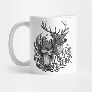 Vixen and Stag Always Together Power Team Mug